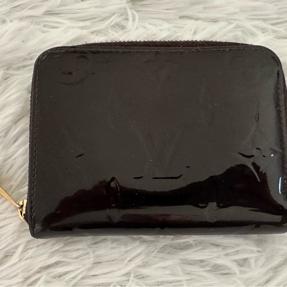 Louis Vuitton Vernis Amarante ZCP Zippy Coin Purse Wallet‎